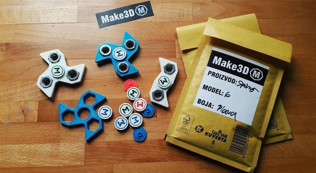 Kako je Make3D sa Prusa 3D printerima dobio upit za 2.000 fidget spinera